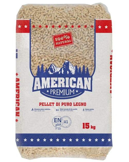 Bancale Pellet American Premium – 70 sacchi da 15 kg