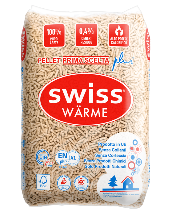 Bancale Pellet Swiss Wärme – 70 sacchi da 15 kg